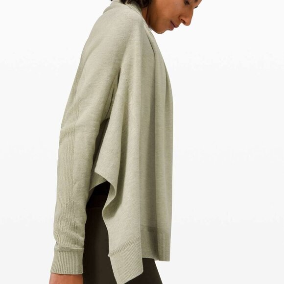 Lululemon Cashlu Knit Wrap- Cashmere Blend Reversible Wrap Cardigan-Size 4(2021) - Picture 5 of 13